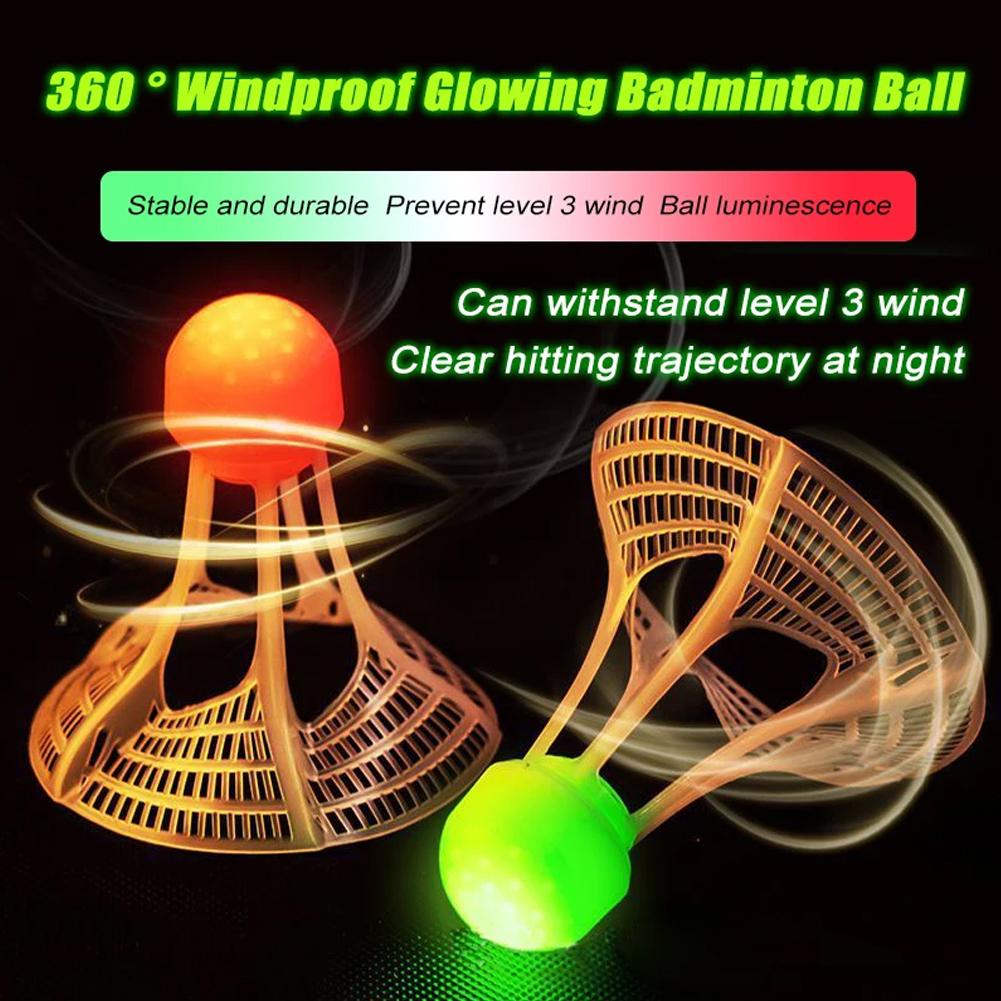 Badminton Materi - Balles de badminton lumineuses LED, brillent