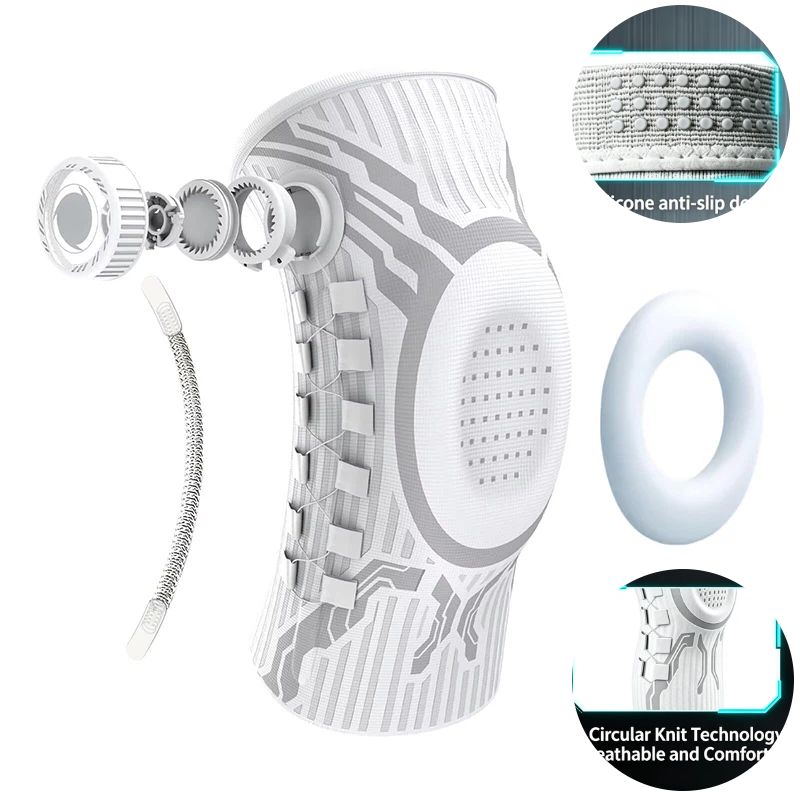 Knee Brace Badminton - Genouillère à bouton réglable pour hommes