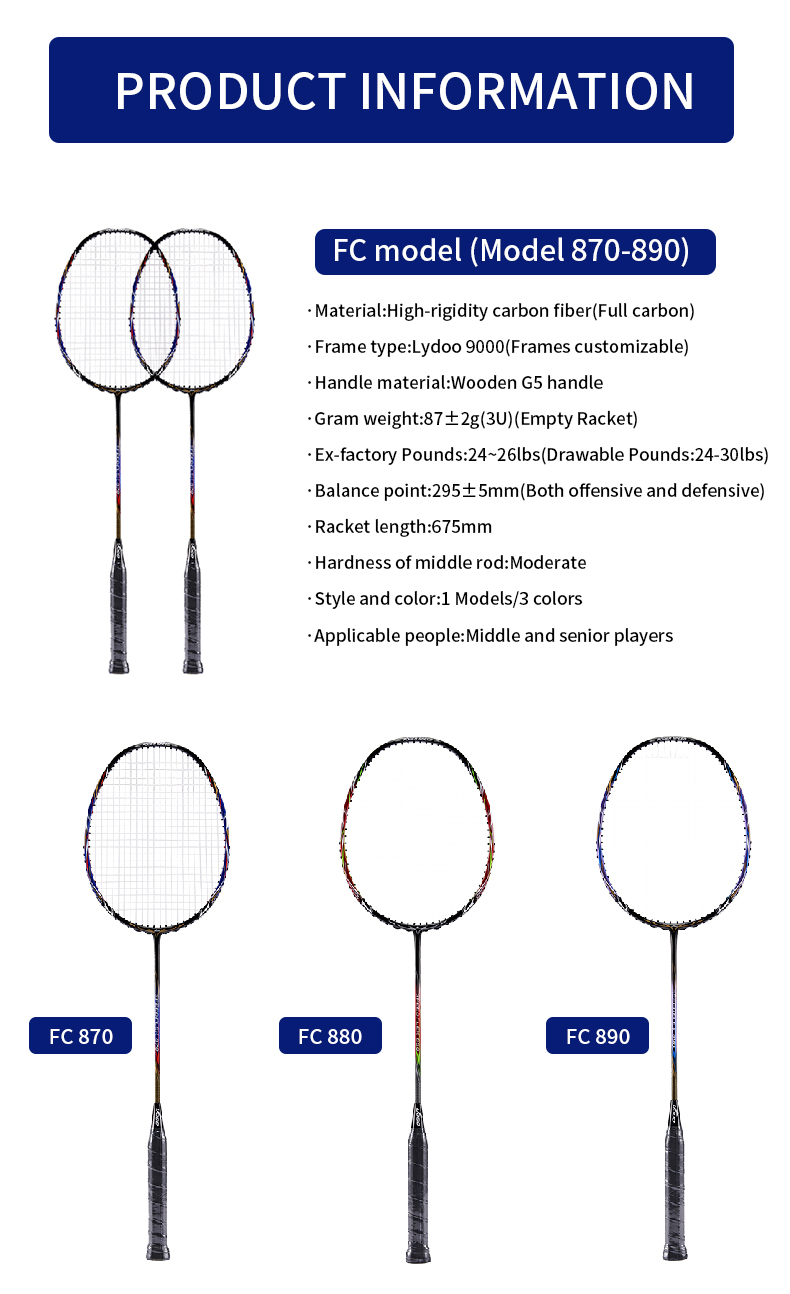 Raquette de badminton en fibre - Badminton Materi avis et prix
