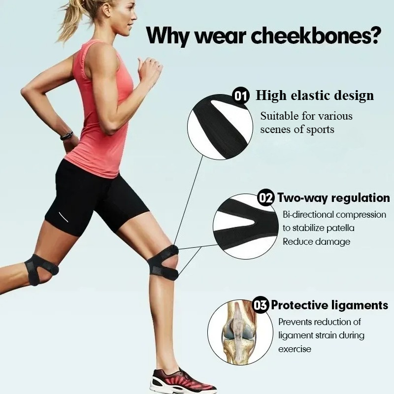 Manchon de soutien élastique p - Knee Brace Badminton avis et prix